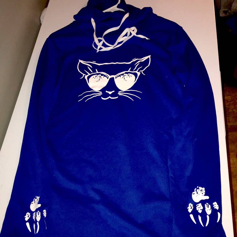 Kitty cat Women’s pull over hoodie sweatshirt